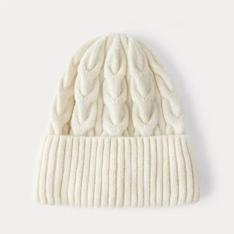 All-Match Warm Wool Knitted Beanie Hat