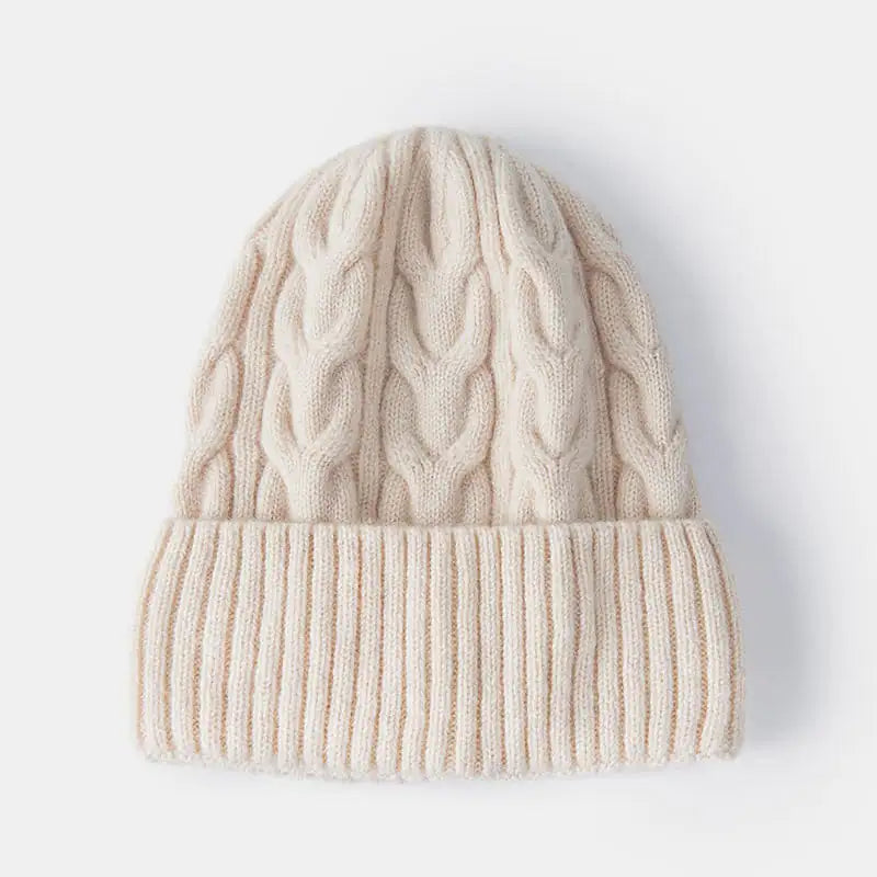 All-Match Warm Wool Knitted Beanie Hat