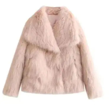 Winter Faux Fur Jacket - Effortless Glamour