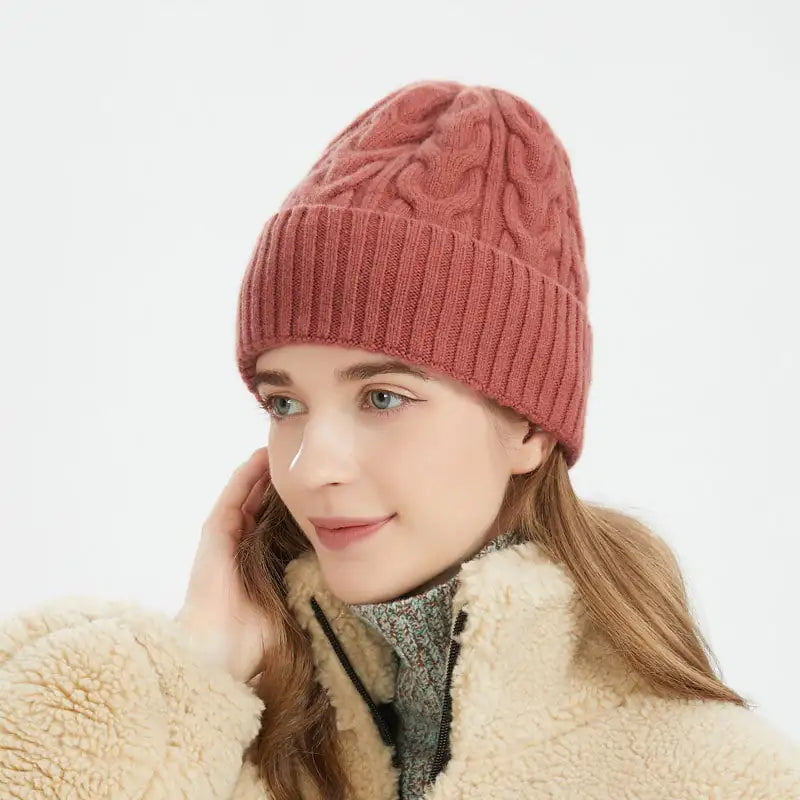 All-Match Warm Wool Knitted Beanie Hat