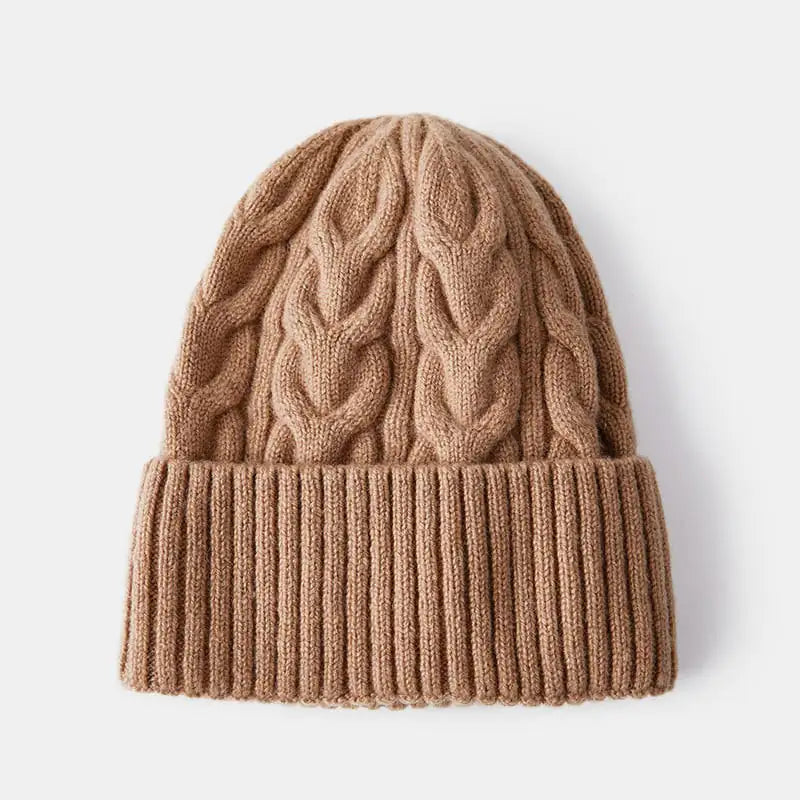 All-Match Warm Wool Knitted Beanie Hat