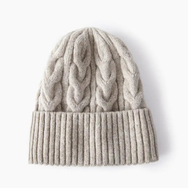 All-Match Warm Wool Knitted Beanie Hat