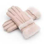 Long Leather Gloves for Women - Warm and Windproof