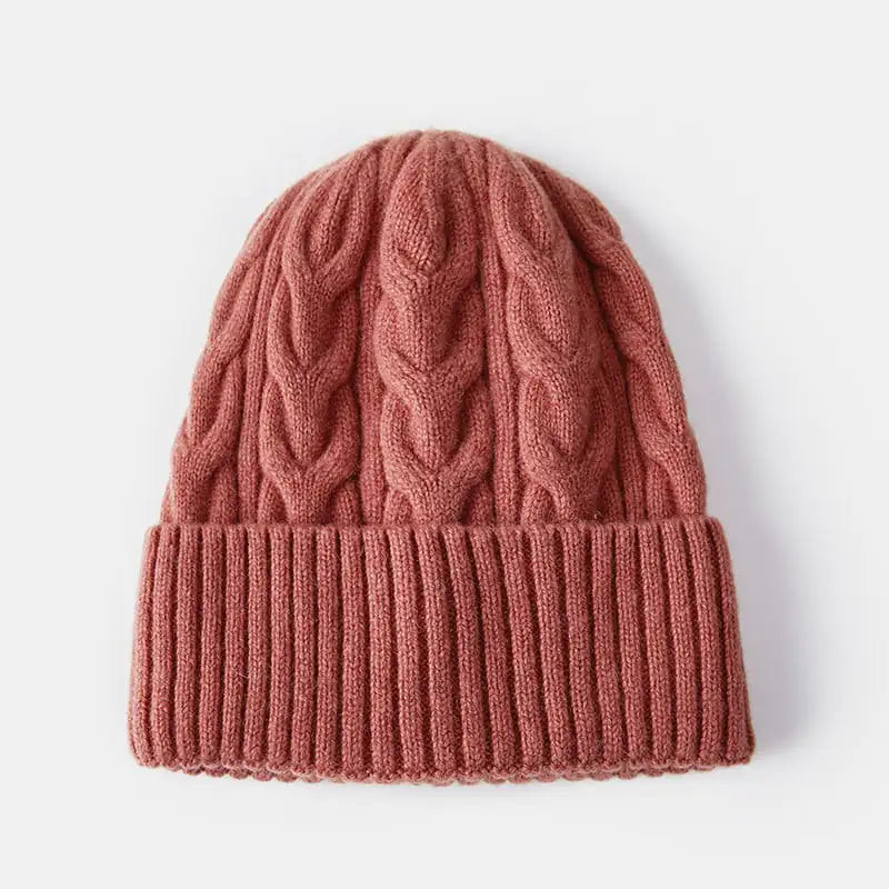 All-Match Warm Wool Knitted Beanie Hat