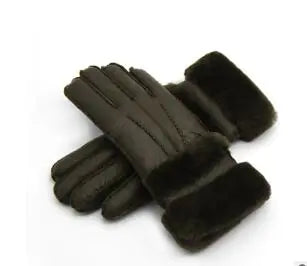 Long Leather Gloves for Women - Warm and Windproof