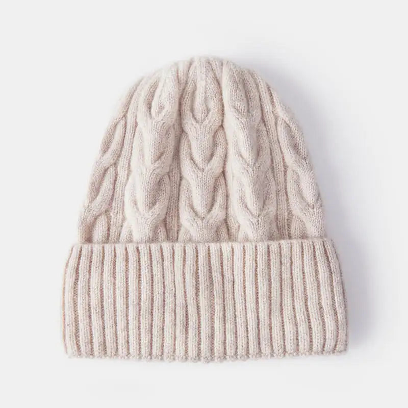 All-Match Warm Wool Knitted Beanie Hat
