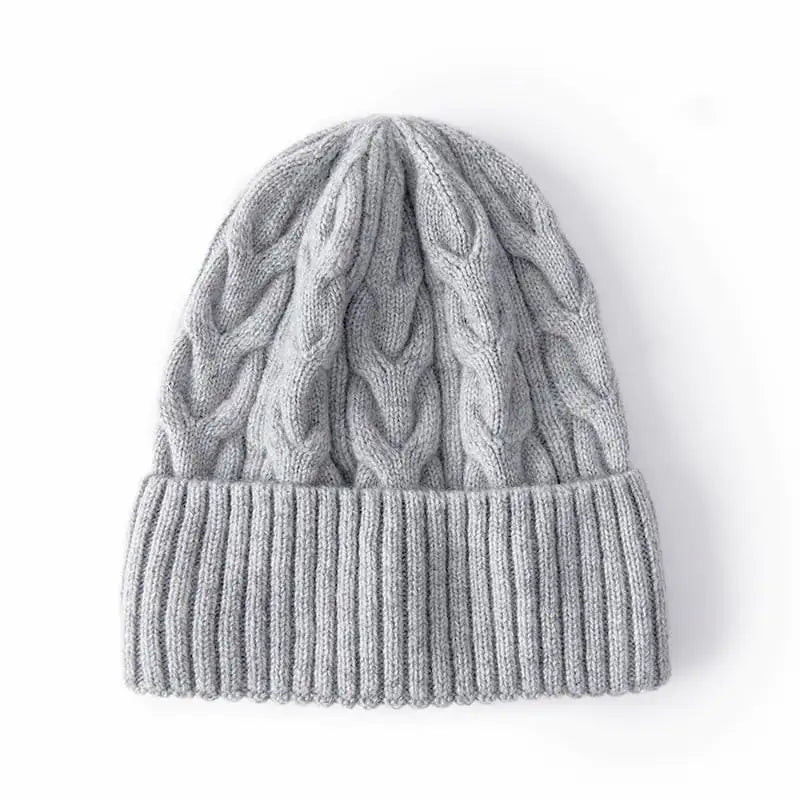 All-Match Warm Wool Knitted Beanie Hat