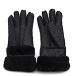 Long Leather Gloves for Women - Warm and Windproof