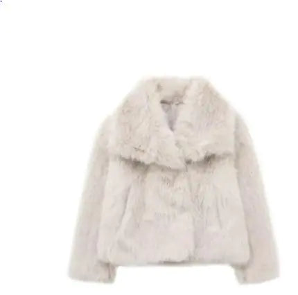 Winter Faux Fur Jacket - Effortless Glamour