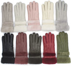 Long Leather Gloves for Women - Warm and Windproof