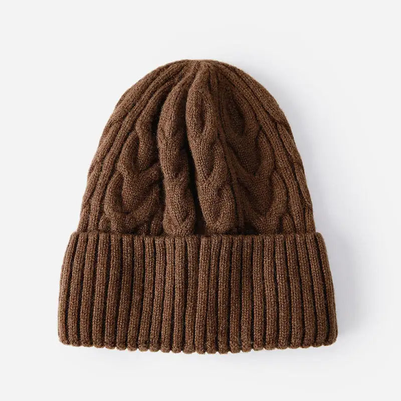 All-Match Warm Wool Knitted Beanie Hat