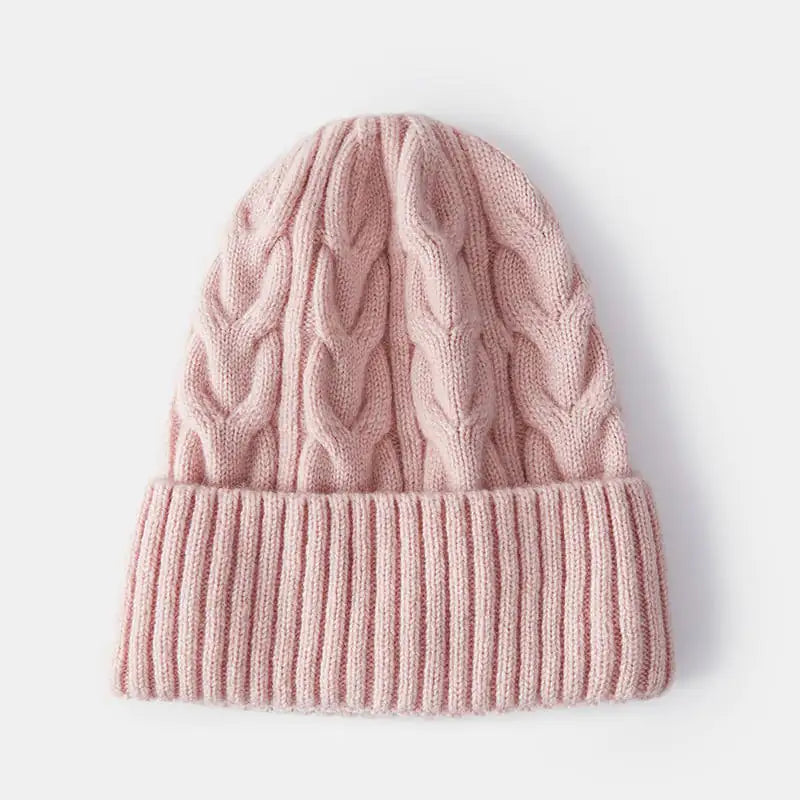 All-Match Warm Wool Knitted Beanie Hat